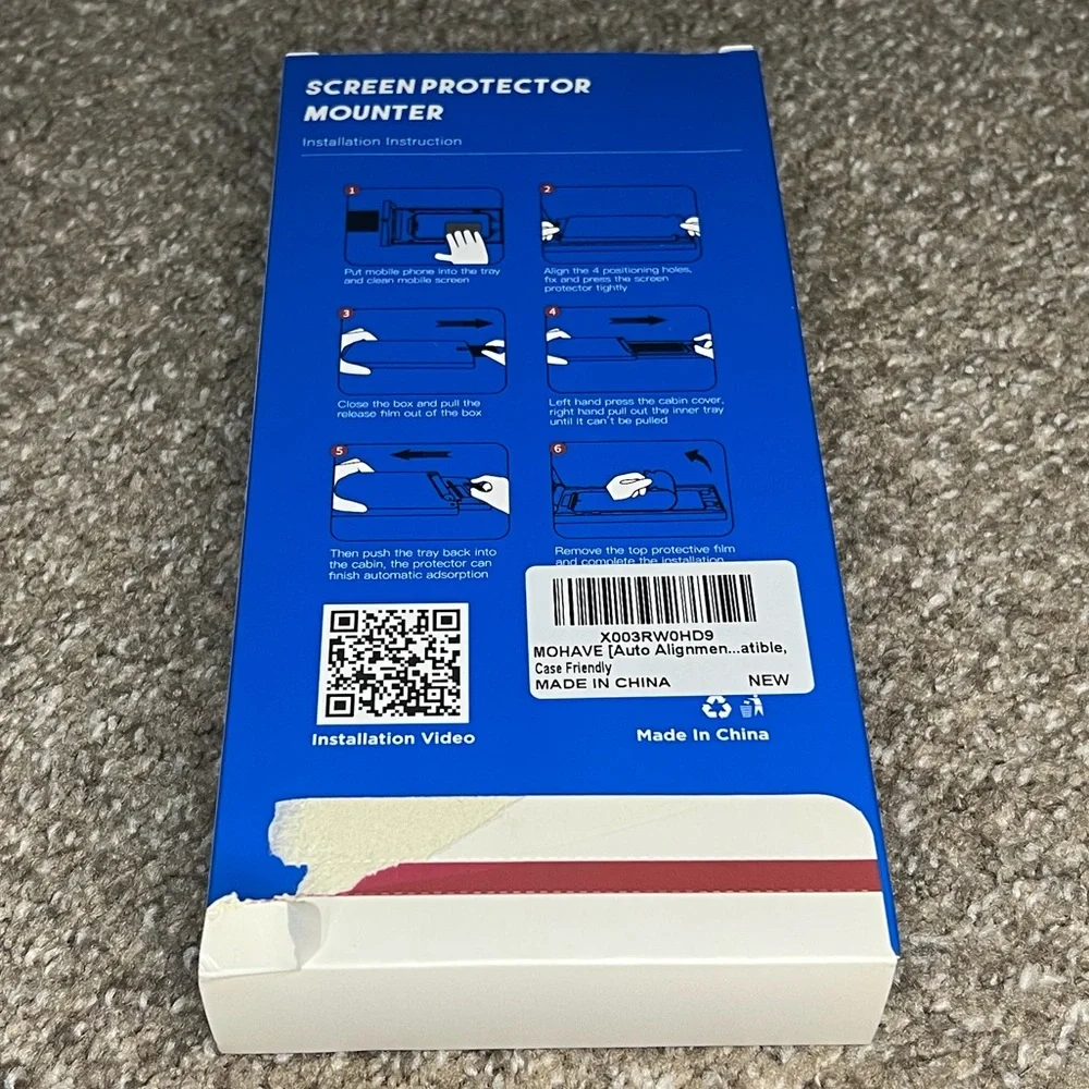 Mohave Samsung Galaxy S24 Ultra Screen Protectors with Easy-Install Box Unused